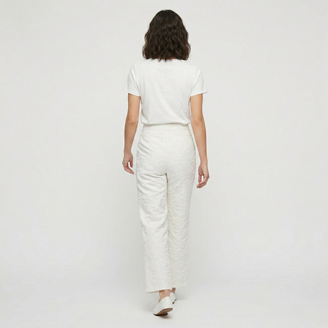 Women's Wide Leg Jacquard Pants