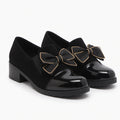 Women's Casual High Heels Bow Shoes