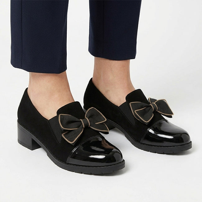 Women's Casual High Heels Bow Shoes