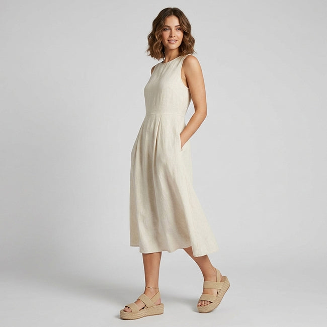 Women's Minimalist Slingback Wedge Sandals