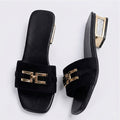 Women's Summer Buckle Flat Sandals