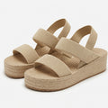 Women's Minimalist Slingback Wedge Sandals