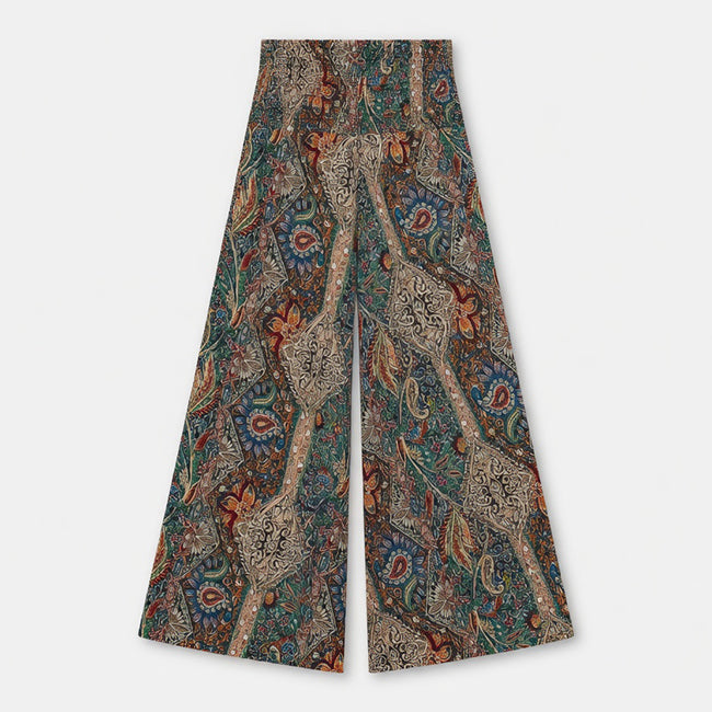 Women’s High Waist Wide Leg Bohemian Pants