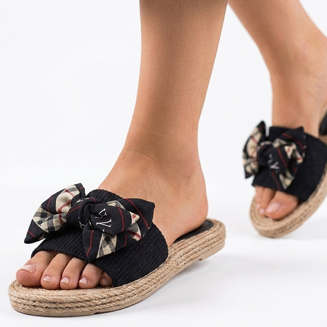 Women's Diamond Bow Sandals