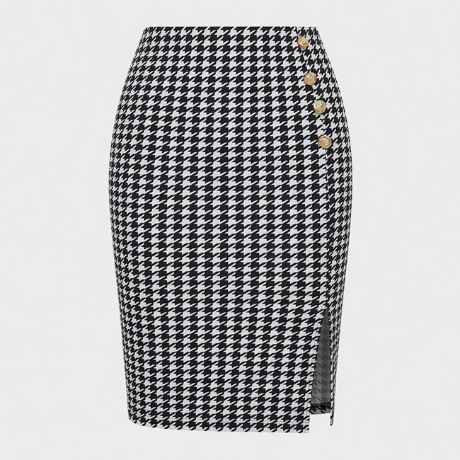 Women’s Blend Plaid Mini Skirt