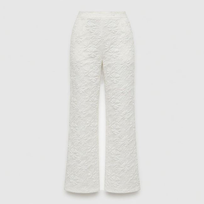 Women's Wide Leg Jacquard Pants