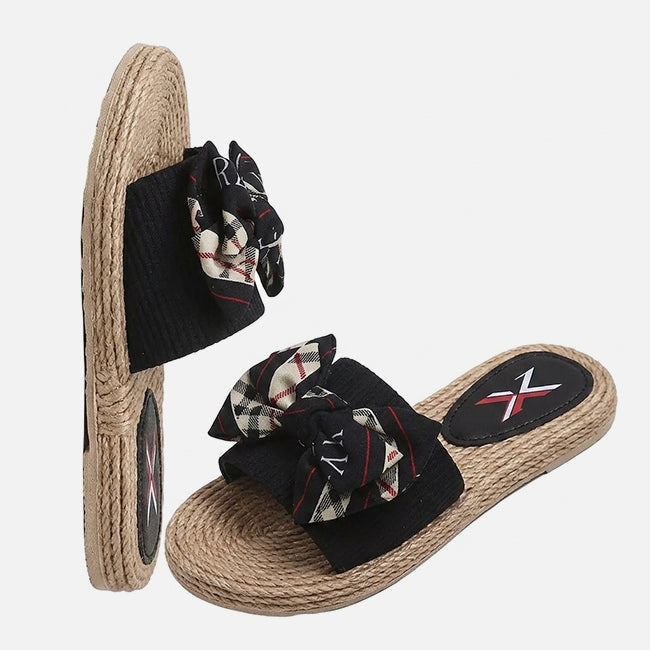 Women's Diamond Bow Sandals
