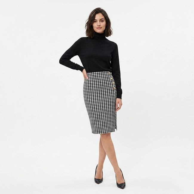 Women’s Blend Plaid Mini Skirt