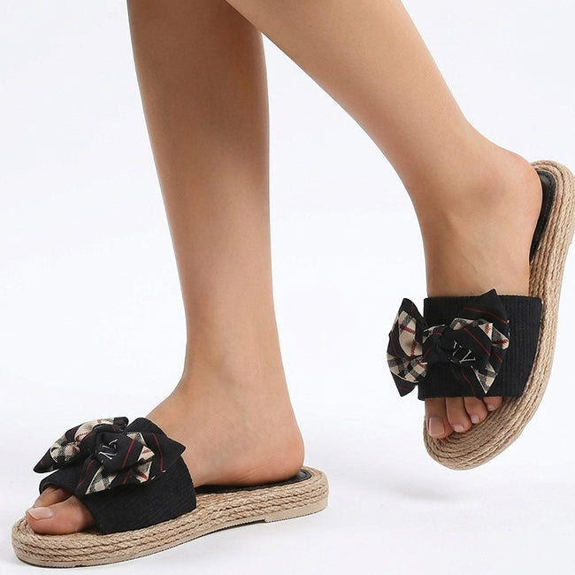 Women's Diamond Bow Sandals