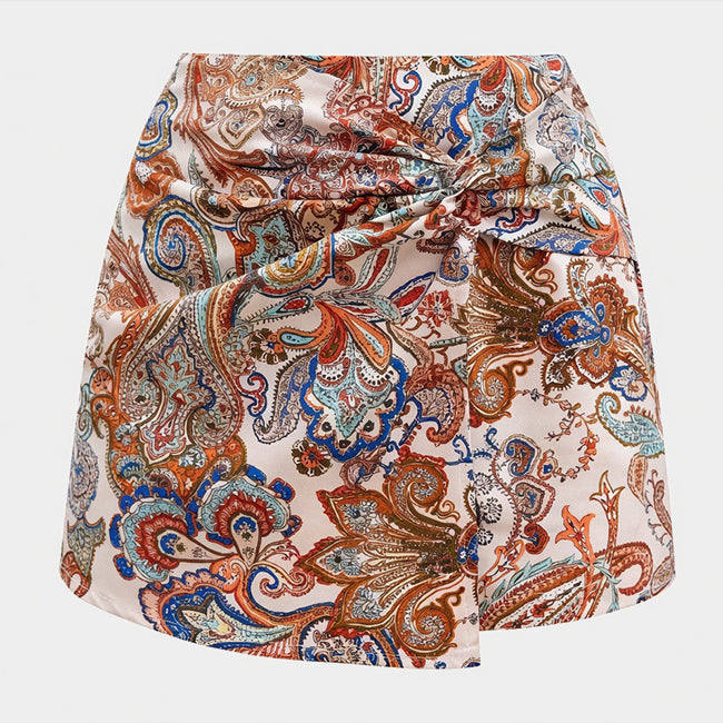 Women’s Asymmetrical Hem Midi Skirt