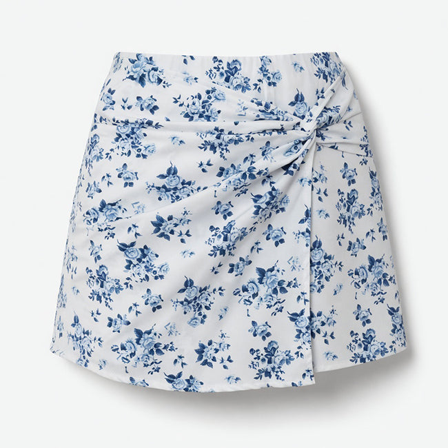 Women’s Asymmetrical Hem Midi Skirt