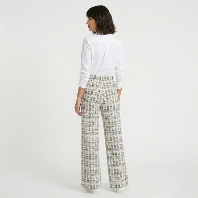 Women's Straight-Leg Plaid  Pants