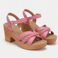 Women's High Heel Braided Sandal