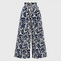 Women's Wide Leg Lace Up Waist Casual Pants