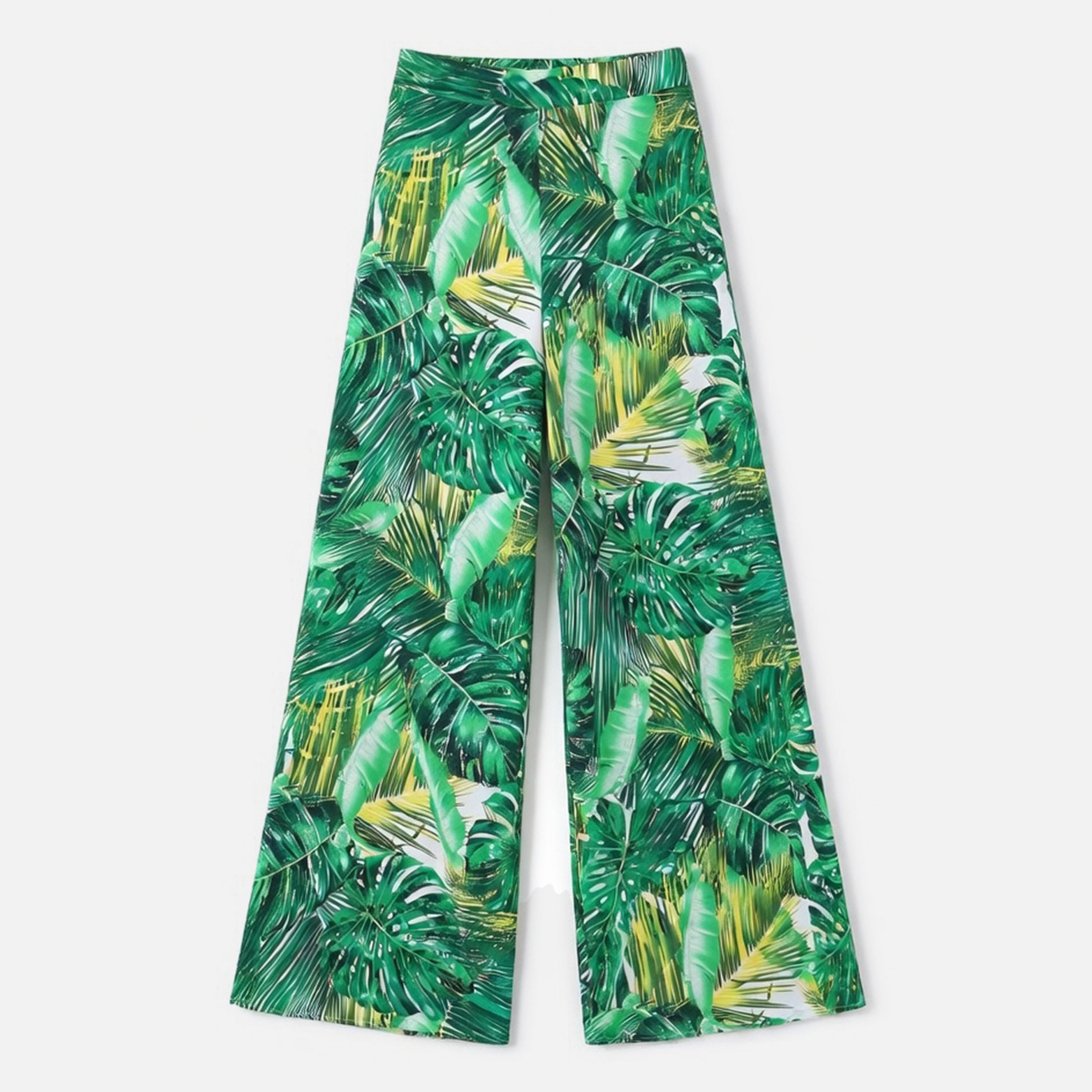 Women's Wide-Leg  Bohemian Floral Pants