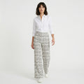 Women's Straight-Leg Plaid  Pants