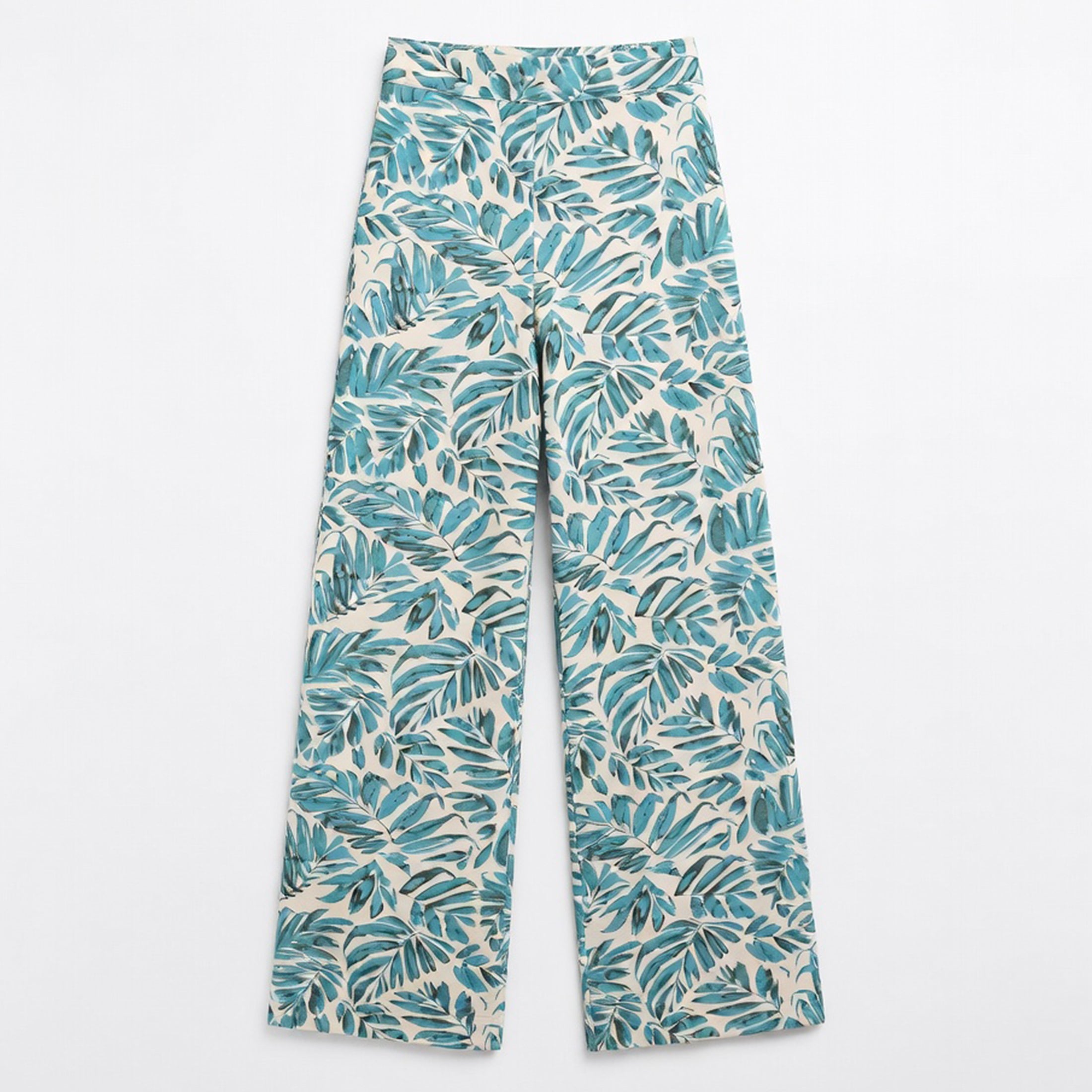 Women's Wide-Leg  Bohemian Floral Pants